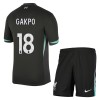 Maillot de Supporter Liverpool Gakpo 18 Extérieur 2024-25 Pour Enfant